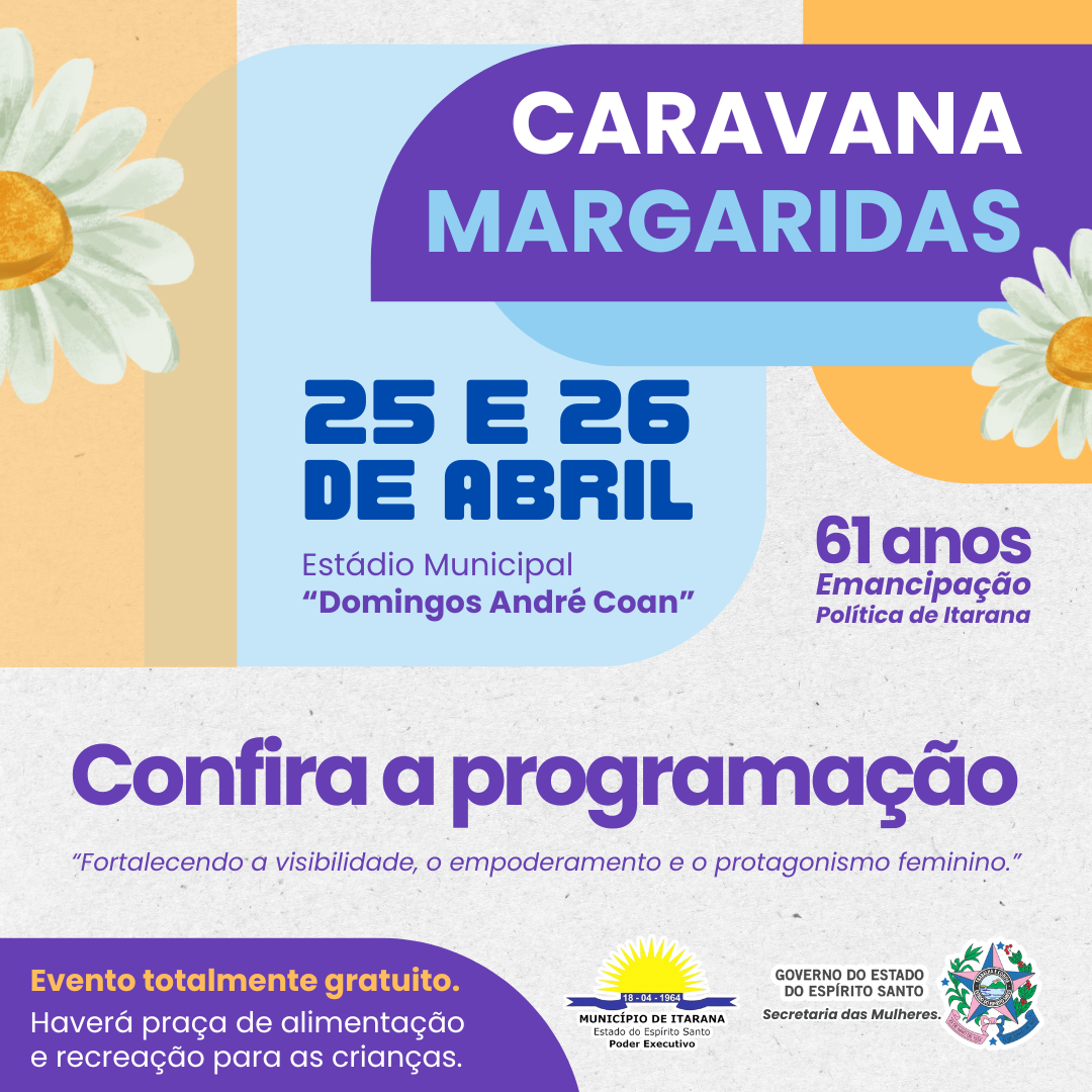 Itarana recebe a Caravana Margaridas com extensa programação de serviços gratuitos para a população