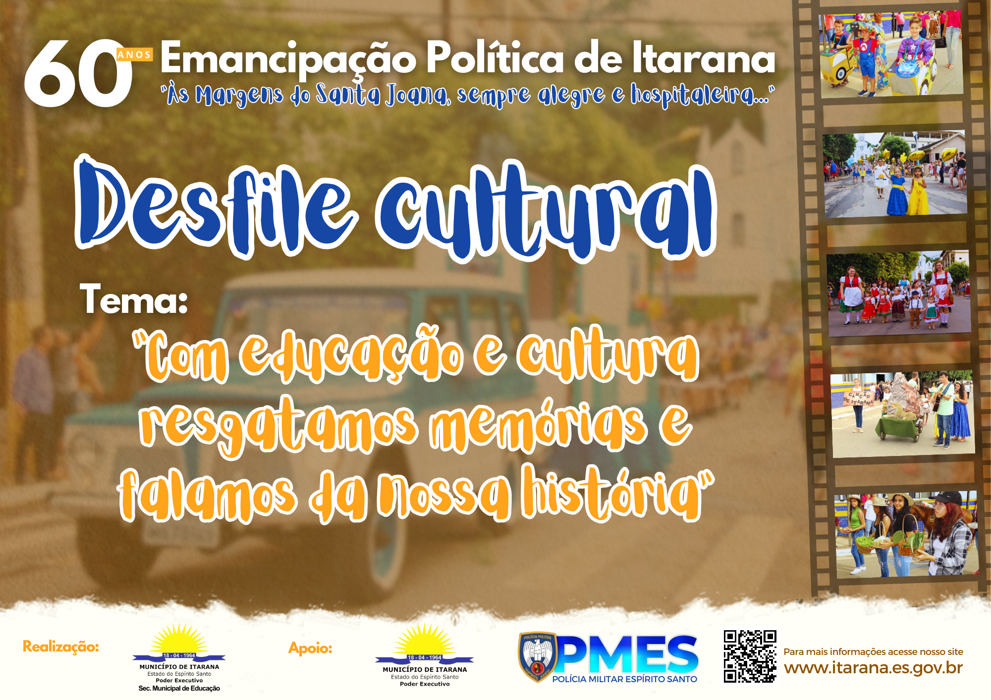 Desfile Histórico Cultural vai celebrar 60 anos de Emancipação Política de Itarana