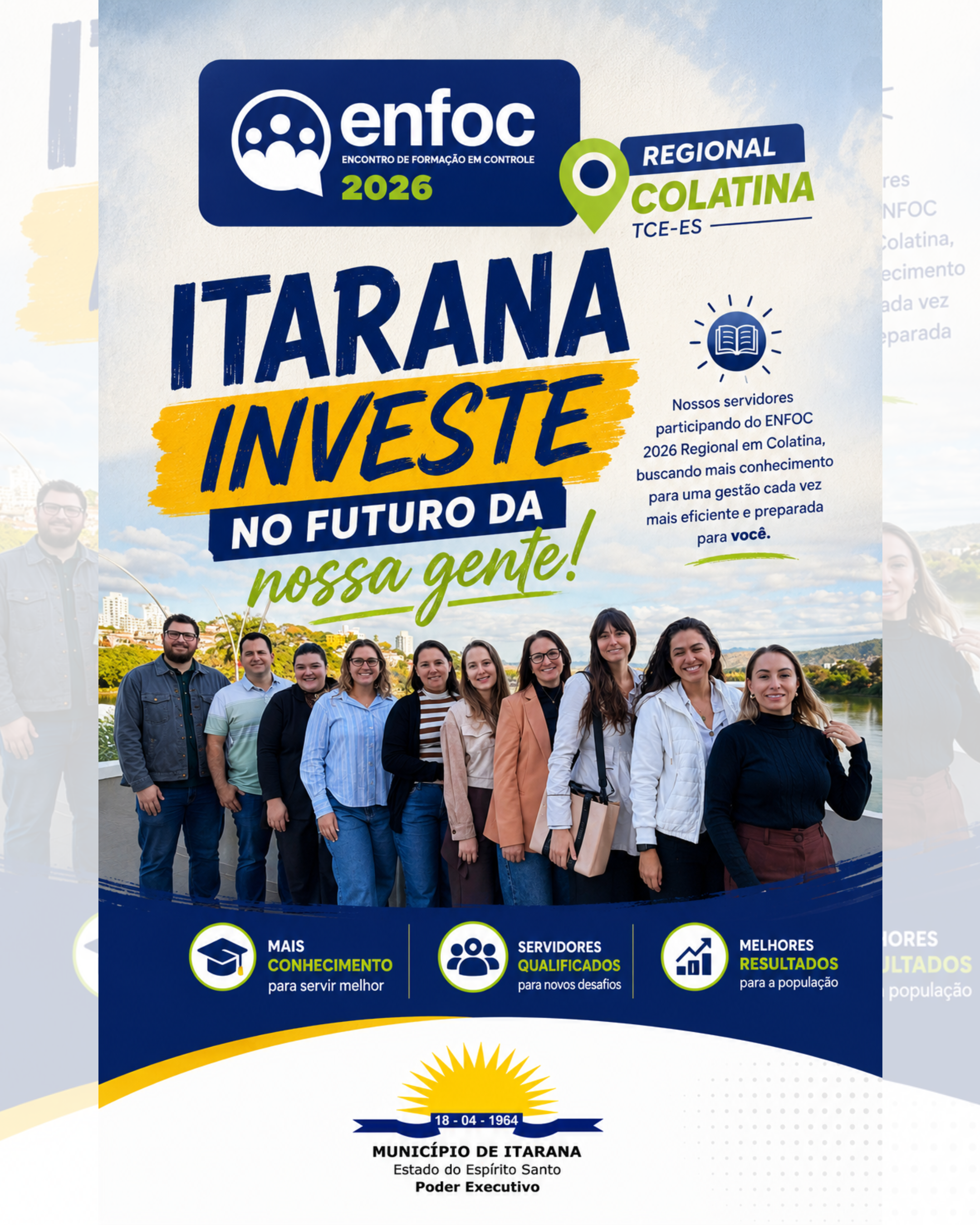 Município de Itarana participa do ENFOC TCE-ES 2026 Regional em Colatina