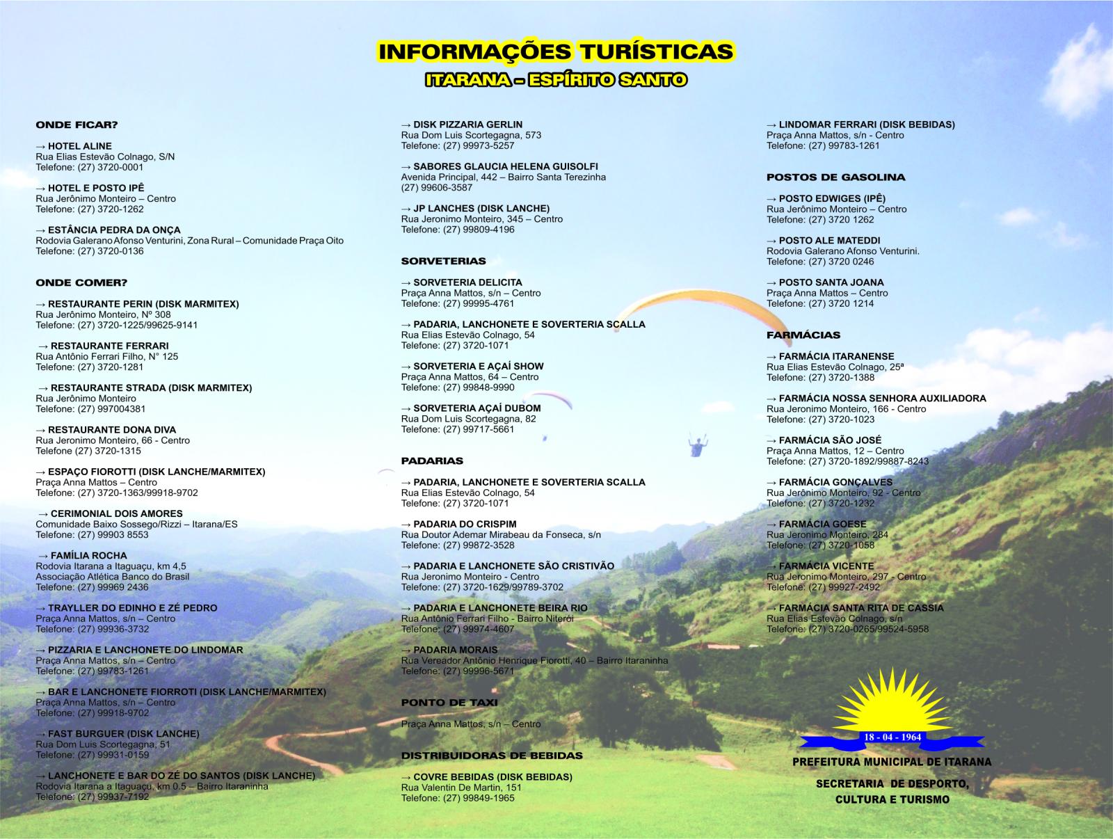 Informações Turísticas